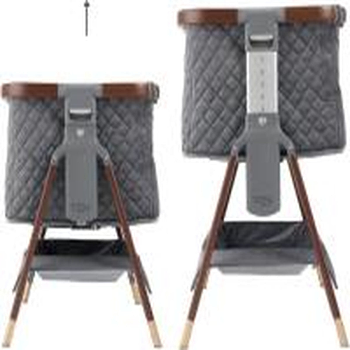 Tutti Bambini Cozee Luxe Bedside Crib Co-Sleeping Safety Straps & Carry Case Dar
