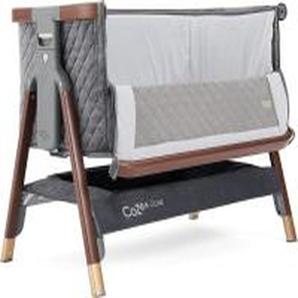 Tutti Bambini Cozee Luxe Bedside Crib Co-Sleeping Safety Straps & Carry Case Dar