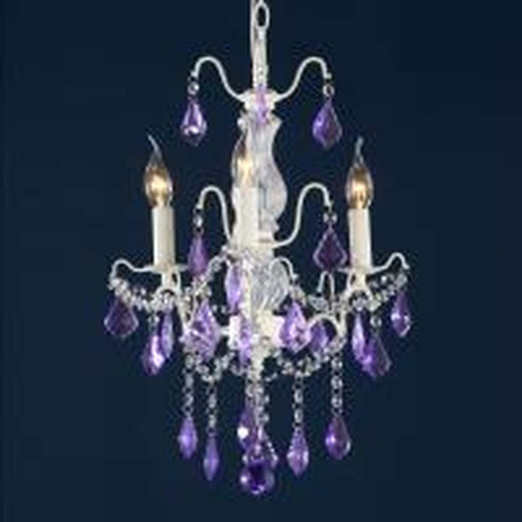 Trade Fair International Charlotte Ceiling 3 Light Chandelier Cream Crack an