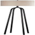 Kenroy Home Floor Lamp In Oil Rubbed Bronze Finish With Tan Drum Shade Brown