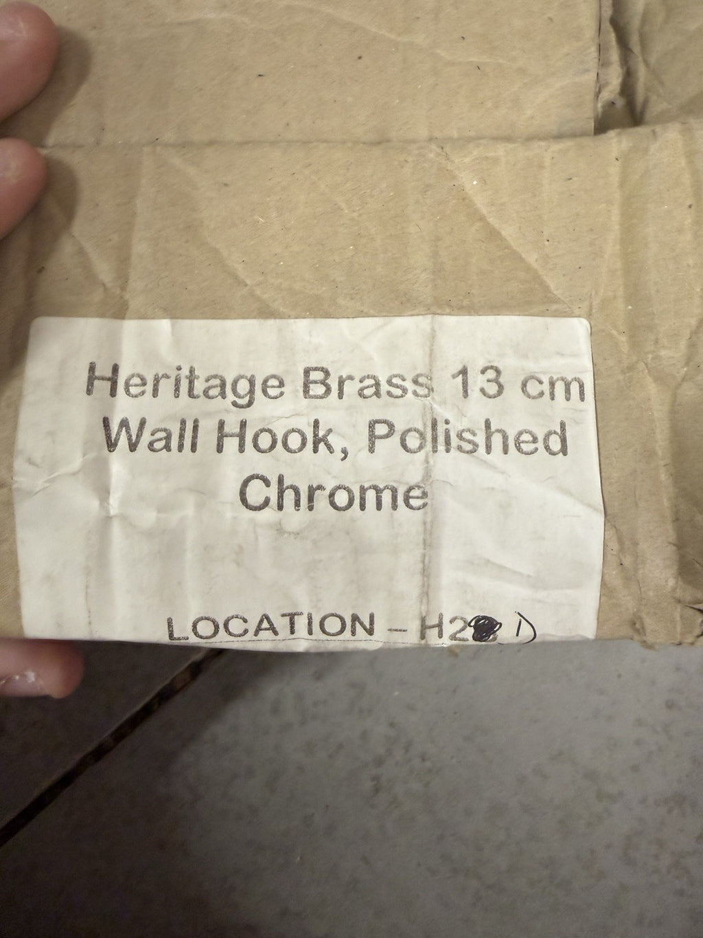 Job lot of 12 genuine Heritage Brass hat and coat hooks in polished chrome.