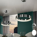 Schuller Lampara Cronos LED Light Ceiling Pendant Light Dimmable Chrome