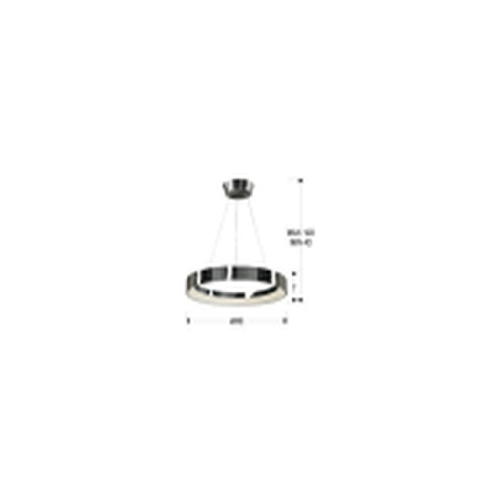 Schuller Lampara Cronos LED Light Ceiling Pendant Light Dimmable Chrome