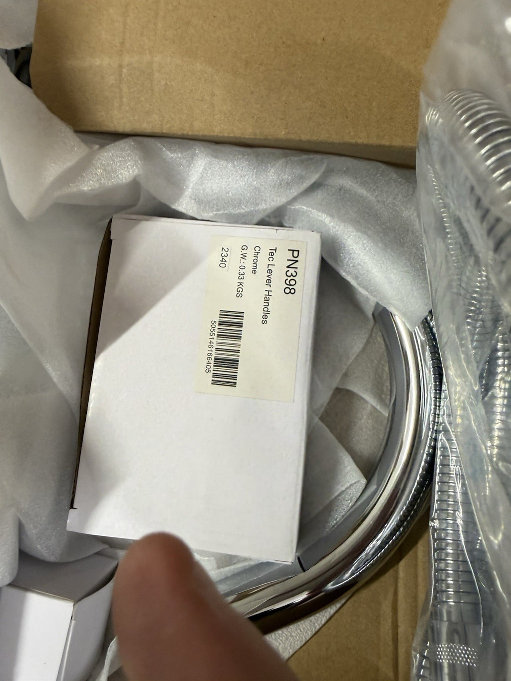 Hudson Reed Tec Lever Bath Shower Mixer Tap TEL354 Chrome Shower Kit BNIB