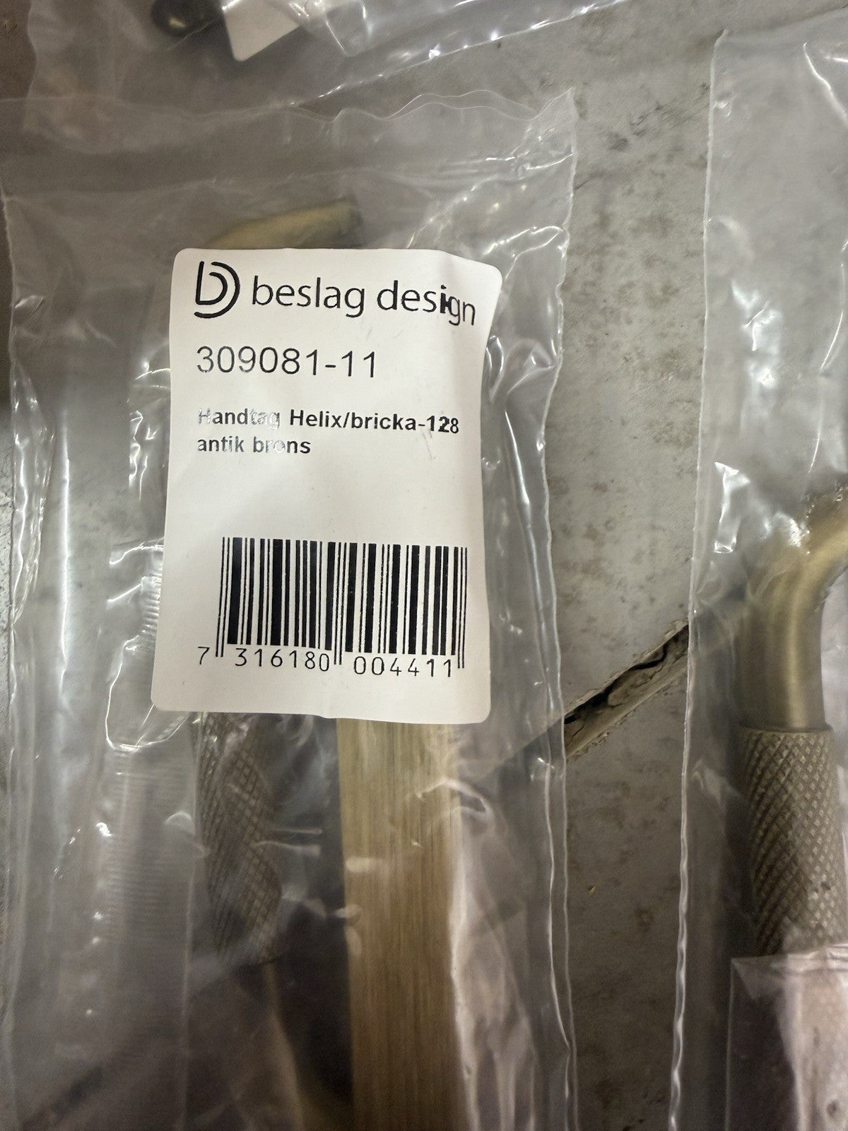 Brand New Job Lot of 6 Beslag Design Helix Handles with Back Plates