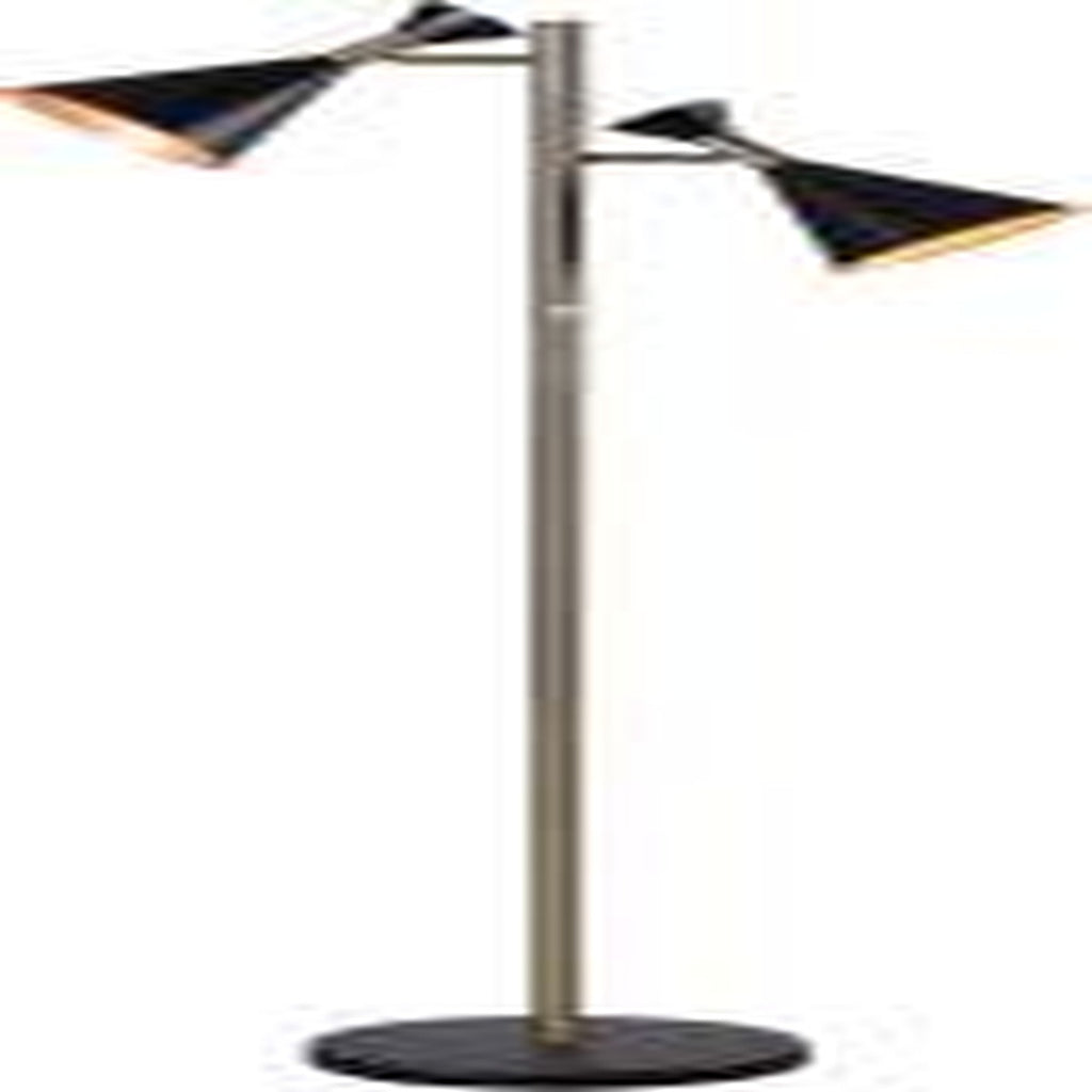 Kenroy Home Arne 2 Light Tree Floor Lamp Black Antique Brass H155cm