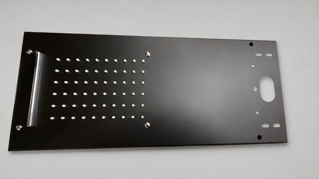 Living & Home 5 Function LED Display Shower Panel System Black FI0454 BNIB