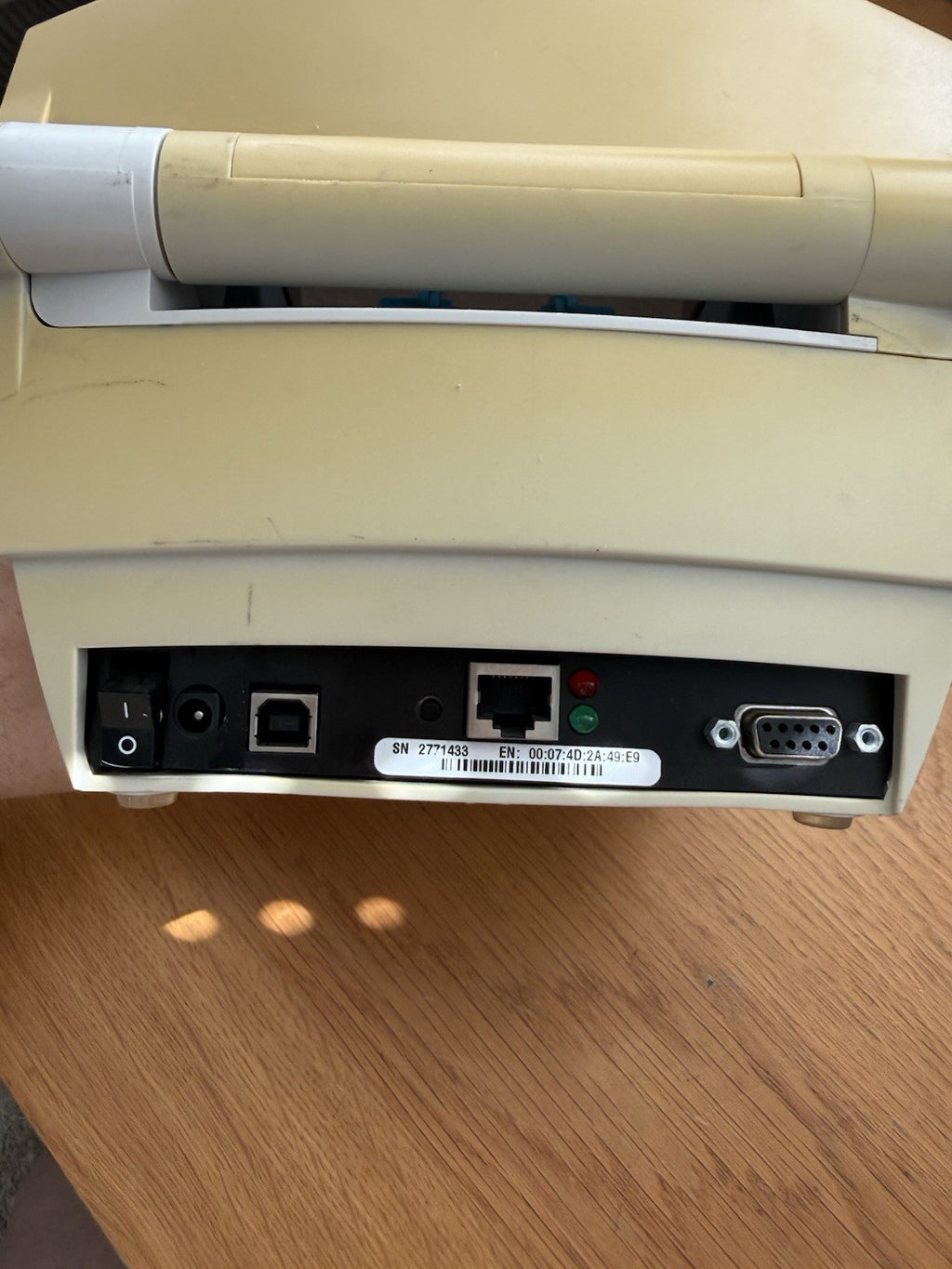 Zebra LP2844-Z Network USB 4” Thermal Shipping Label Printer Tested No PSU