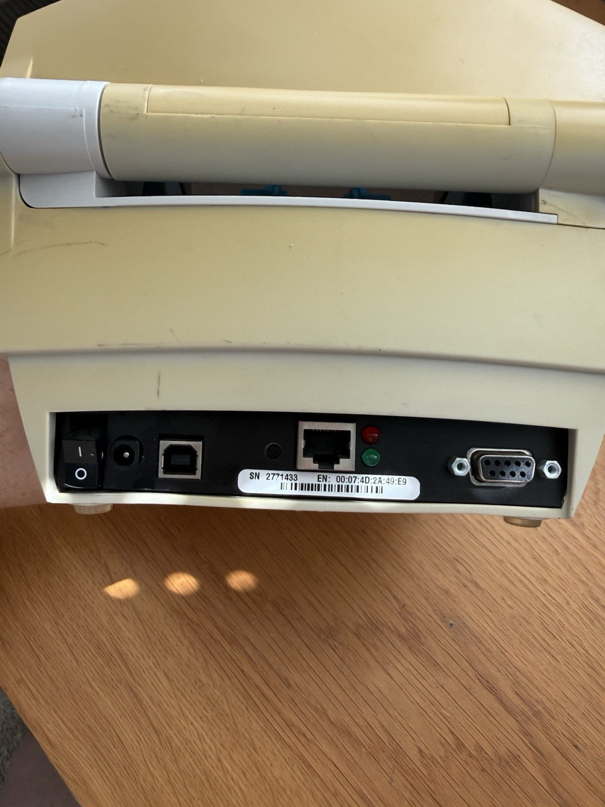 Zebra LP2844-Z Network USB 4” Thermal Shipping Label Printer Tested No PSU