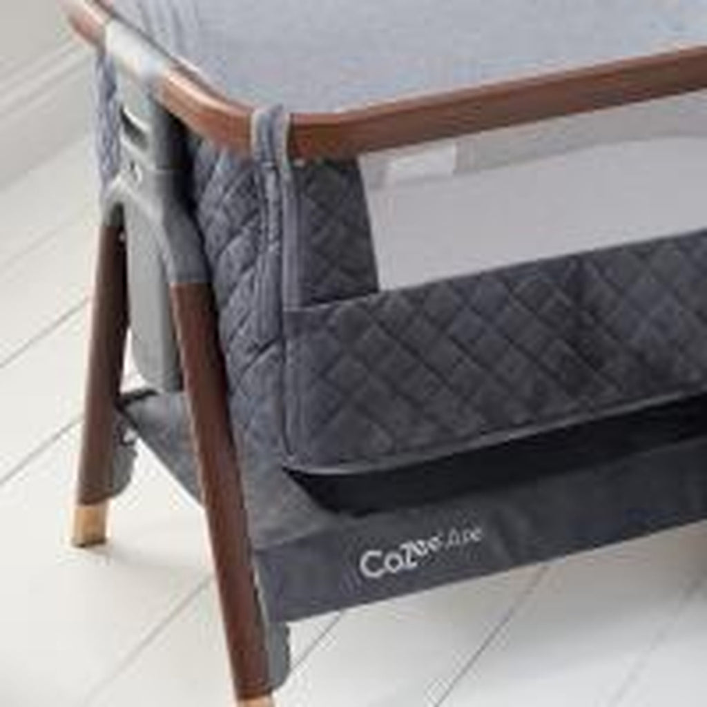Tutti Bambini Cozee Luxe Bedside Crib Co-Sleeping Safety Straps & Carry Case Dar