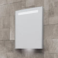 Vanita Space II Bathroom Recessed Mirrored Cabinet Single Door with LED 70cm H X
