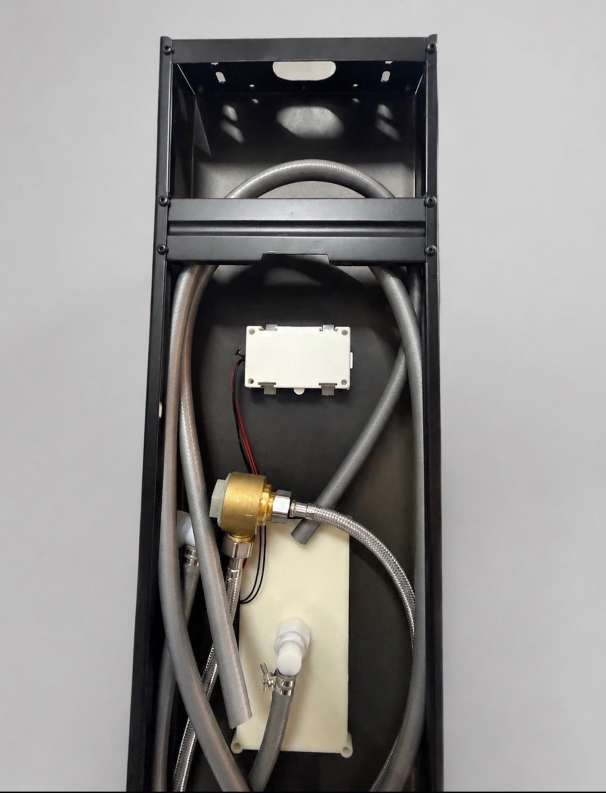 Living & Home 5 Function LED Display Shower Panel System Black FI0454 BNIB