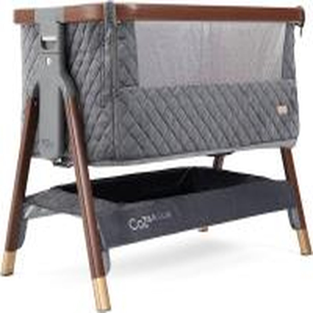 Tutti Bambini Cozee Luxe Bedside Crib Co-Sleeping Safety Straps & Carry Case Dar
