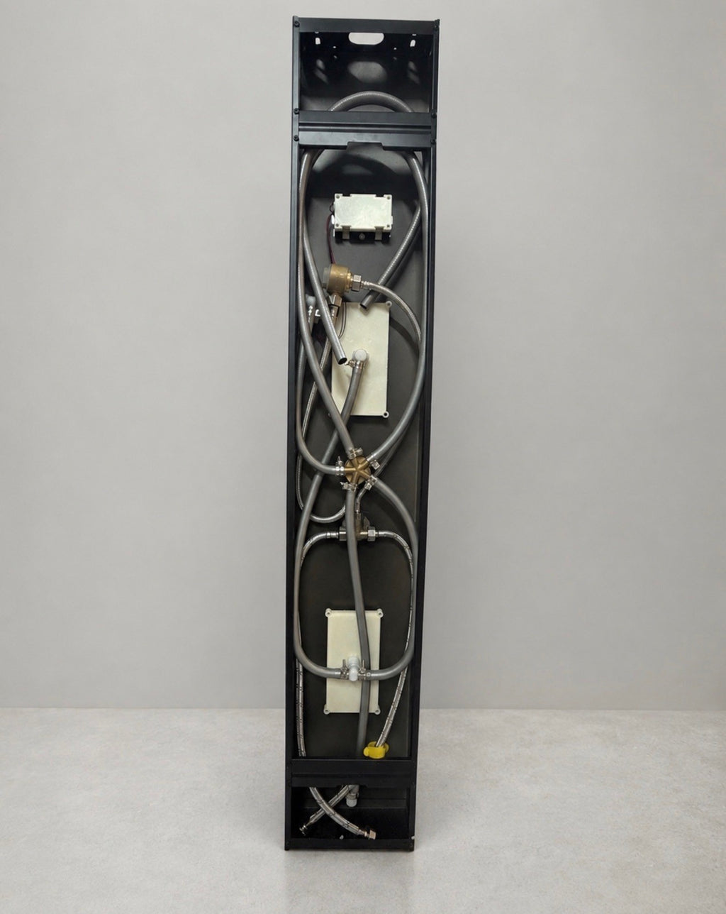 Living & Home 5 Function LED Display Shower Panel System Black FI0454 BNIB