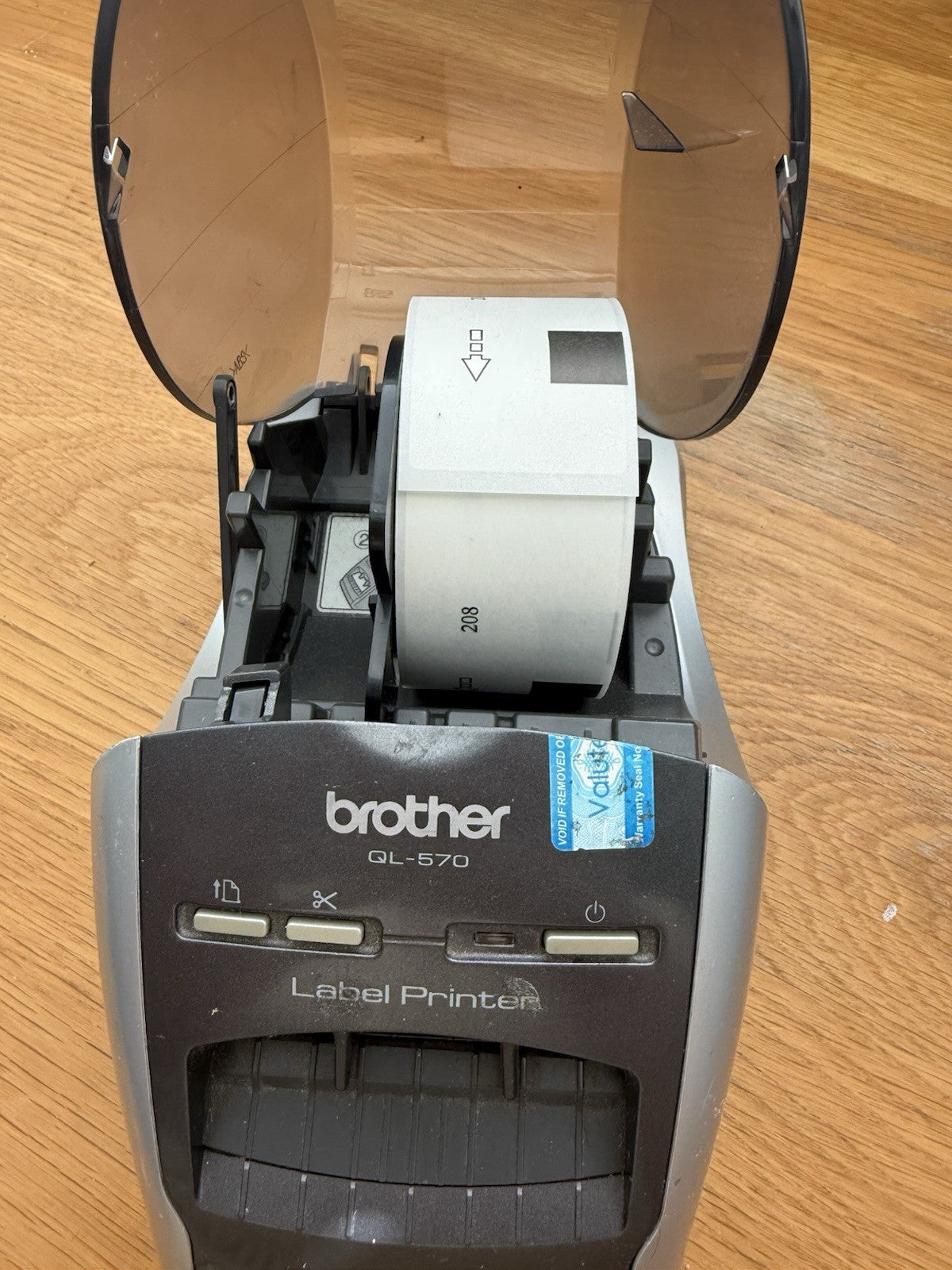 Brother QL-570 USB Thermal Label Printer Tested Working With Labels No Cable